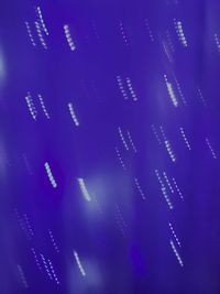 View of illuminated building