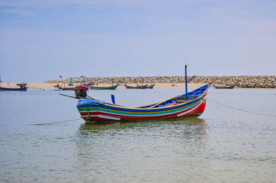 Boat on sea