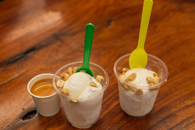 Close-up of drink on table