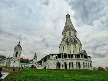 View of cathedral against cloudy sky