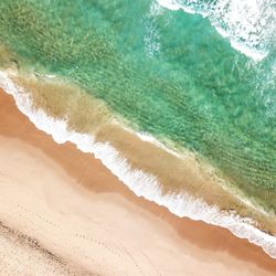 Aerial view of beach