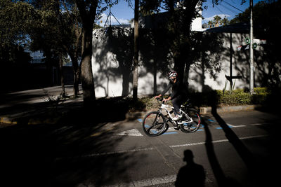 Bicycle on street in city