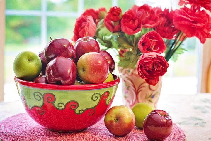 Apples Beautiful Nature Apple Fruits Rose - Flower Red Apple