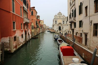 Canal along buildings