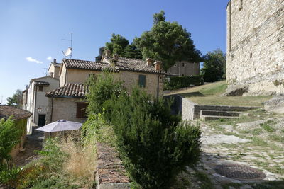 View of old building against sky