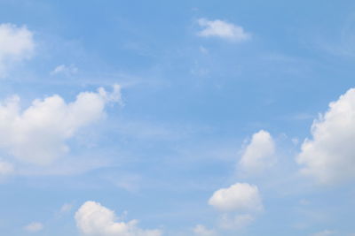 Low angle view of clouds in sky