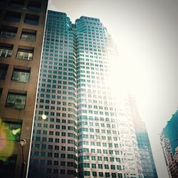 Low angle view of modern building