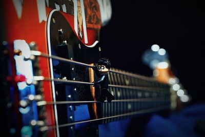 Close-up of guitar