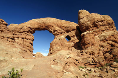 Turret arch in arches national park in utah