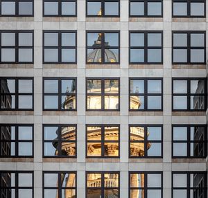 Full frame shot of modern building