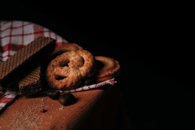 Close-up of cookies