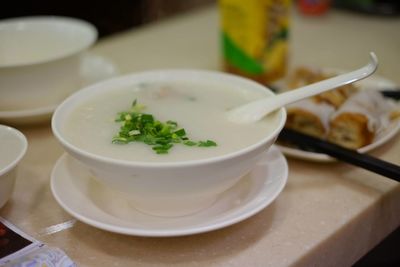 Close-up of food in plate