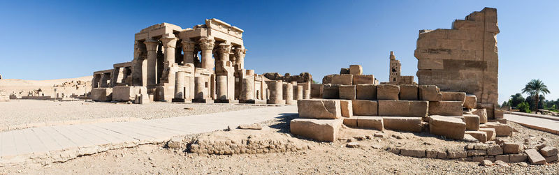 Egyptian temple. panorama.