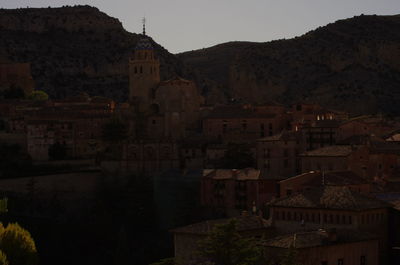 View of old town in city