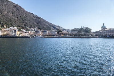 Lake front of como