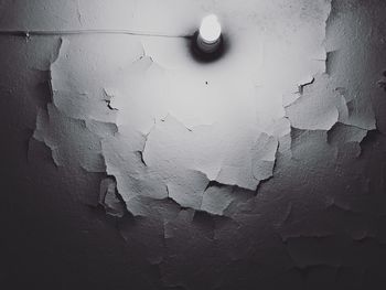 Close-up of white wall