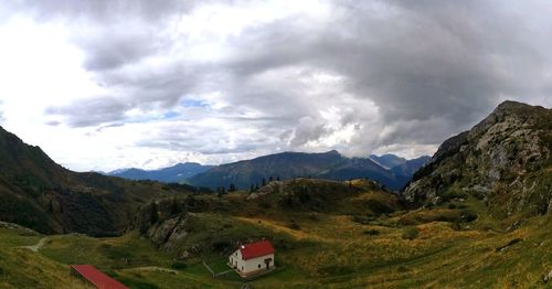 Panoramic view of landscape against sky