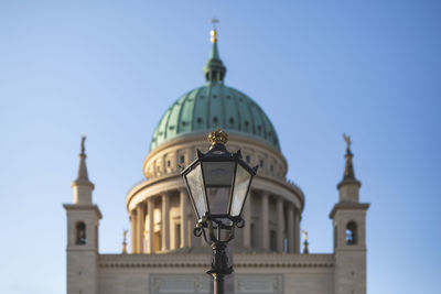 Low angle view of building against sky