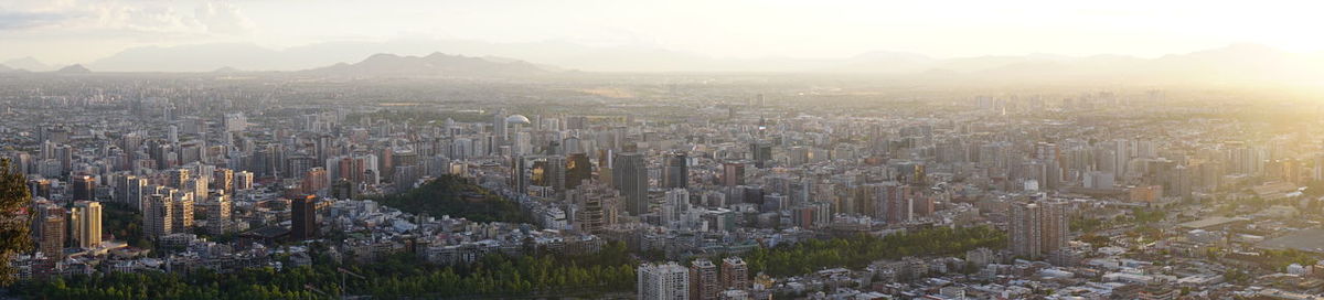 Aerial view of city