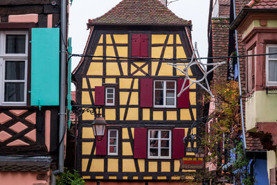 Low angle view of old building