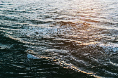 Full frame shot of rippled water