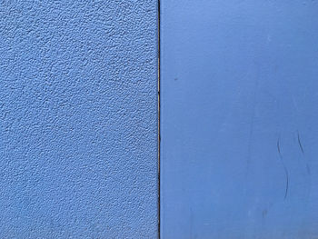 Full frame shot of blue wall