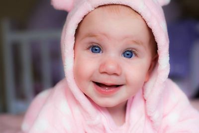 Close-up portrait of young woman