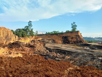 Scenic view of landscape against sky