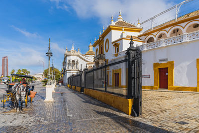 View of buildings in city