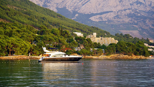 Boat in sea