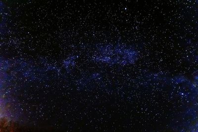 Low angle view of stars in sky