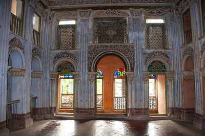 Interior of church