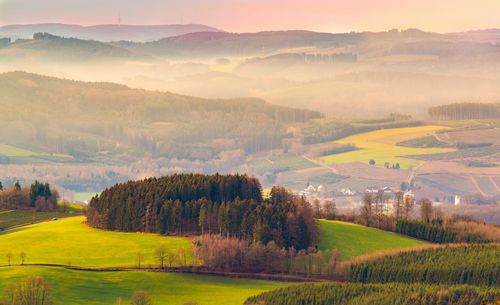 Scenic view of landscape against sky