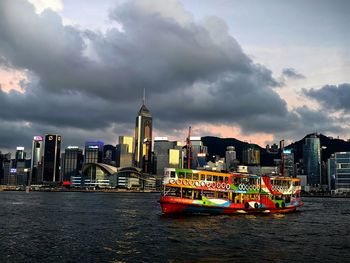 View of city at waterfront