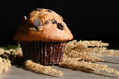 Close-up of cookies on table
