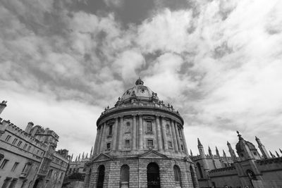 Low angle view of building against sky