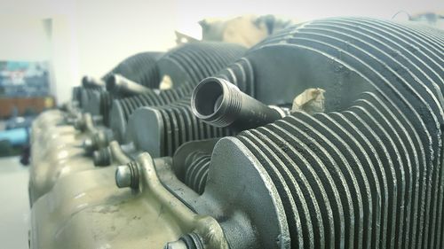 Close-up of machine part