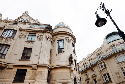 Low angle view of building against sky