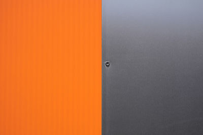Full frame shot of orange door