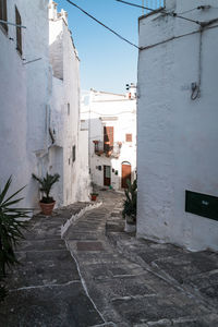 Street amidst buildings in town