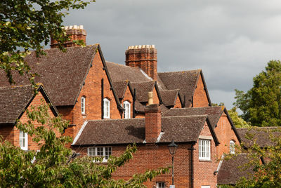 Houses against sky