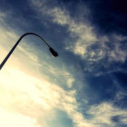 Low angle view of cloudy sky