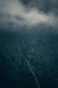 Aerial view of landscape against sky