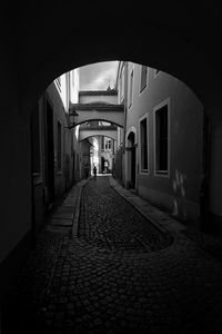 Corridor of building