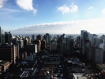 City skyline against sky