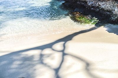 View of waves in sea