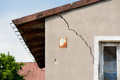 Low angle view of old building