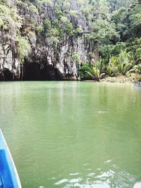 Scenic view of lake