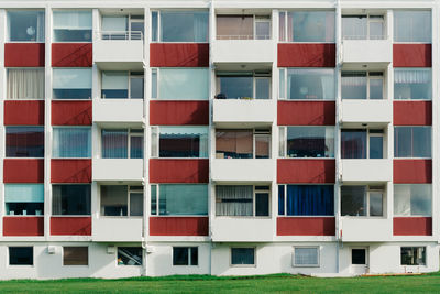 Full frame shot of residential building