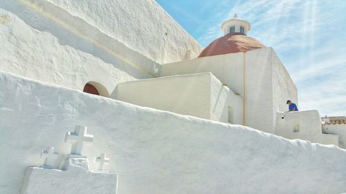 Low angle view of church